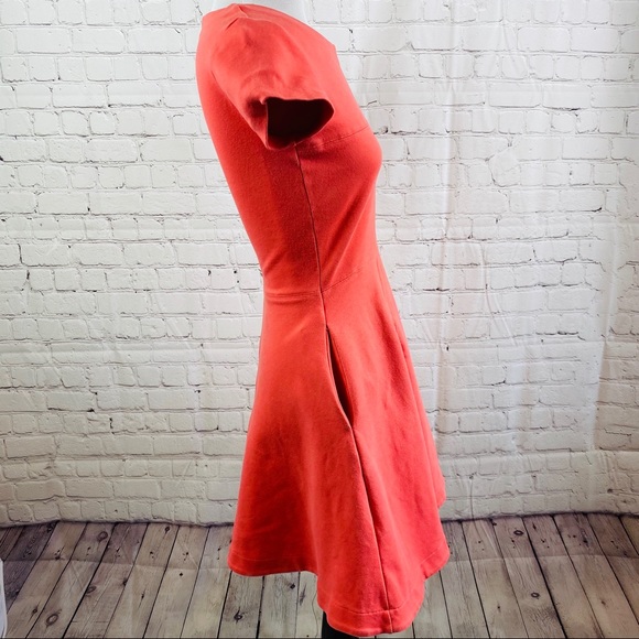 Kate Spade Saturday Fit & Flare Dress Coral Cotton - Picture 6 of 10